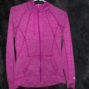 Purple Champion Zip Up Sweater